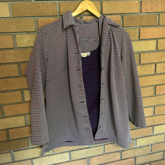 Rawson Square Jackets & Blazers - Vintage Rawson Square Checkered Blazer Jacket Women’s